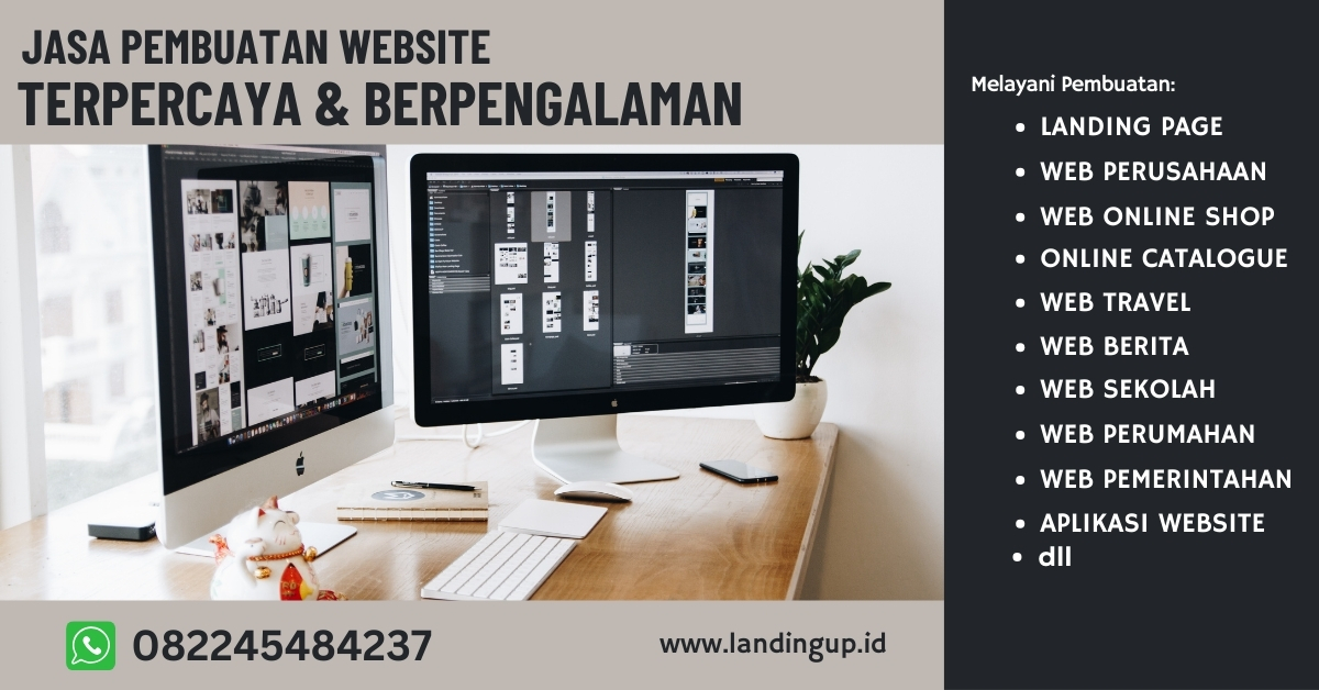 Gambar rekomendasi berbagai jasa pembuatan website di Jayapura