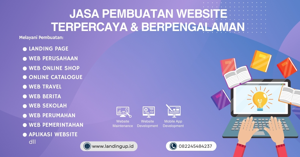 Contoh website yang profesional