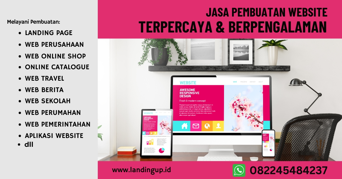 Grafik perbandingan layanan pembuatan website