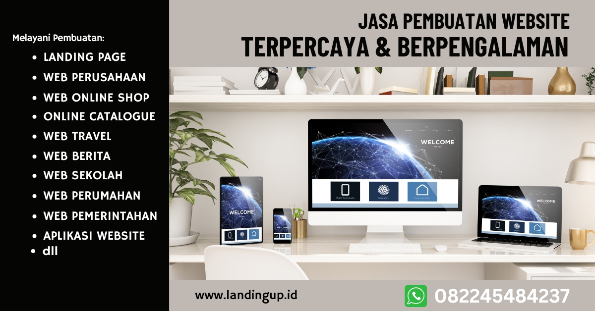 Infografis tips memilih jasa website